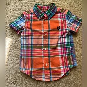 Toddler Plaid Chaps Shirt
